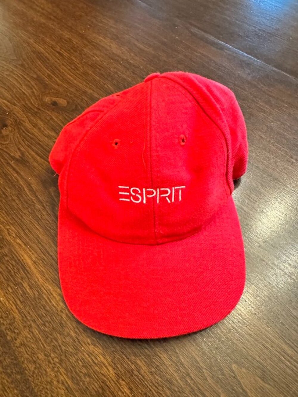 Vintage Esprit Sportcap Supreme Red white Lettering  OS Adult Baseball Cap